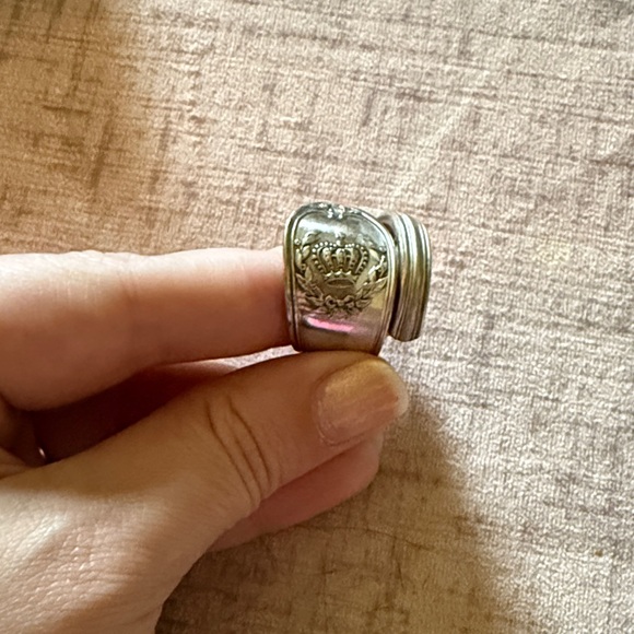 Silver Spoon Ring - Picture 1 of 1